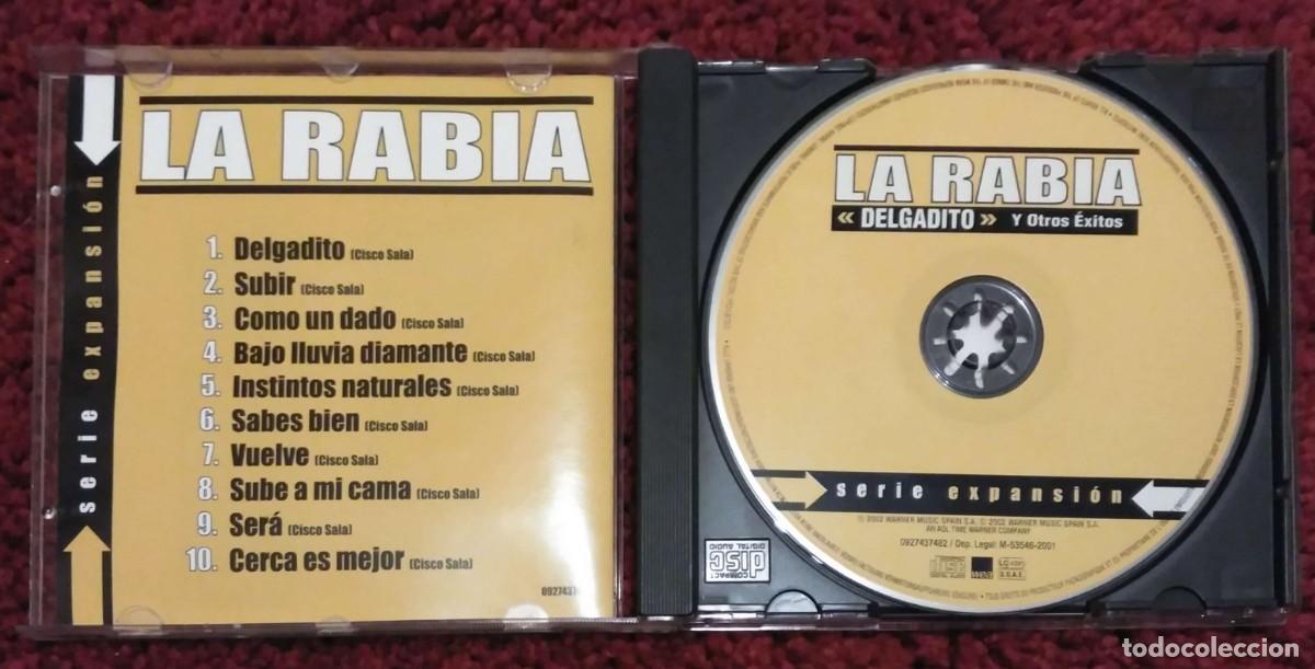 CDs de m&uacute;sica: LA RABIA (DELGADITO Y OTROS EXITOS) CD 2002 - Foto 3