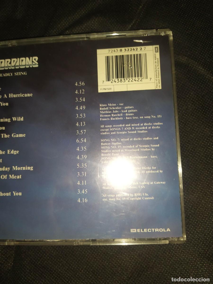 CDs de m&uacute;sica: SCORPIONS DEADLY STING CD - Foto 2