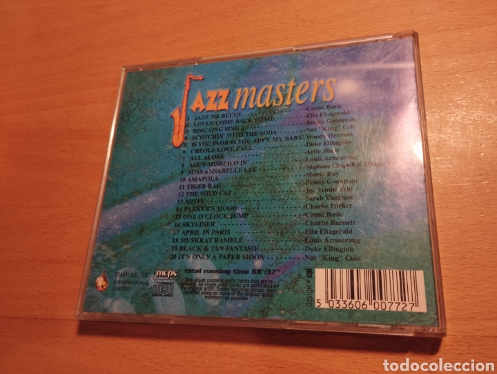 CDs de m&uacute;sica: JAZZ MASTERS. 20 ALL TIME JAZZ CLASSICS (CD) - Foto 3