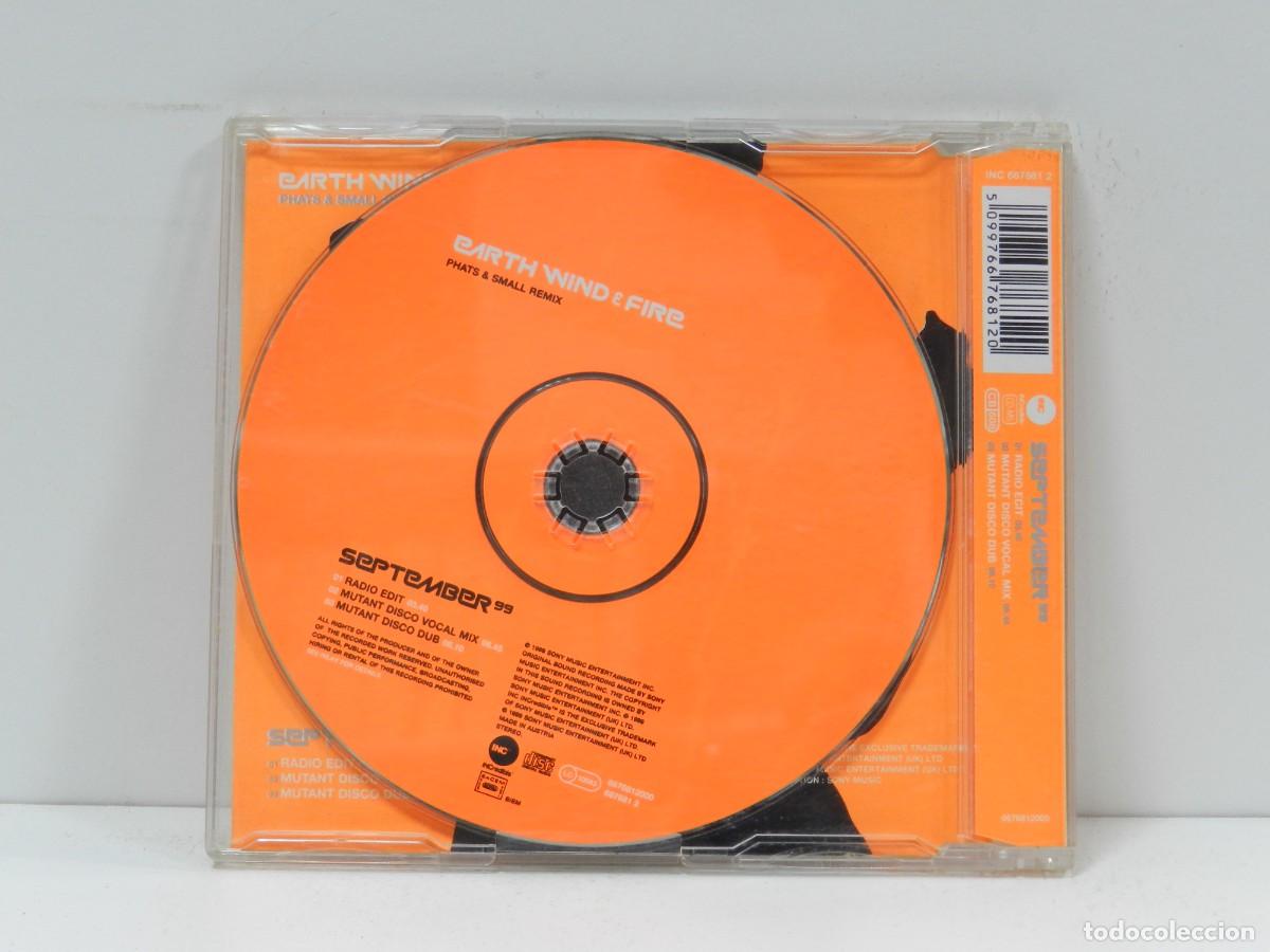 CDs de m&uacute;sica: DISCO CD. Earth Wind & Fire &ndash; September 99 (Phats & Small Remix). COMPACT DISC. - Foto 2