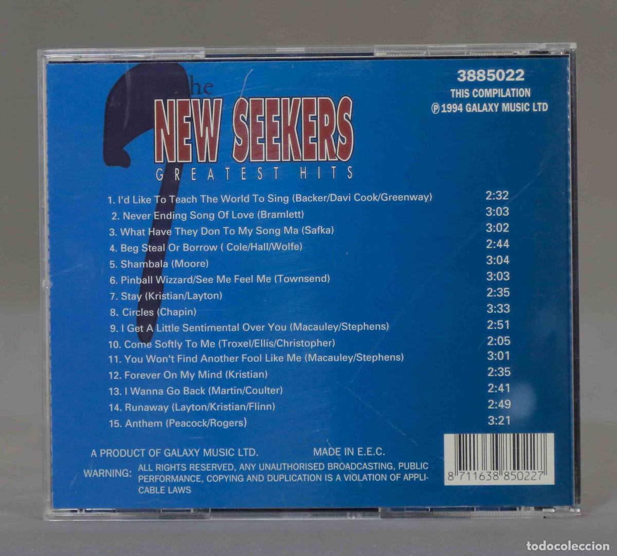 CDs de m&uacute;sica: CD. The New Seekers &ndash; Greatest Hits - Foto 2