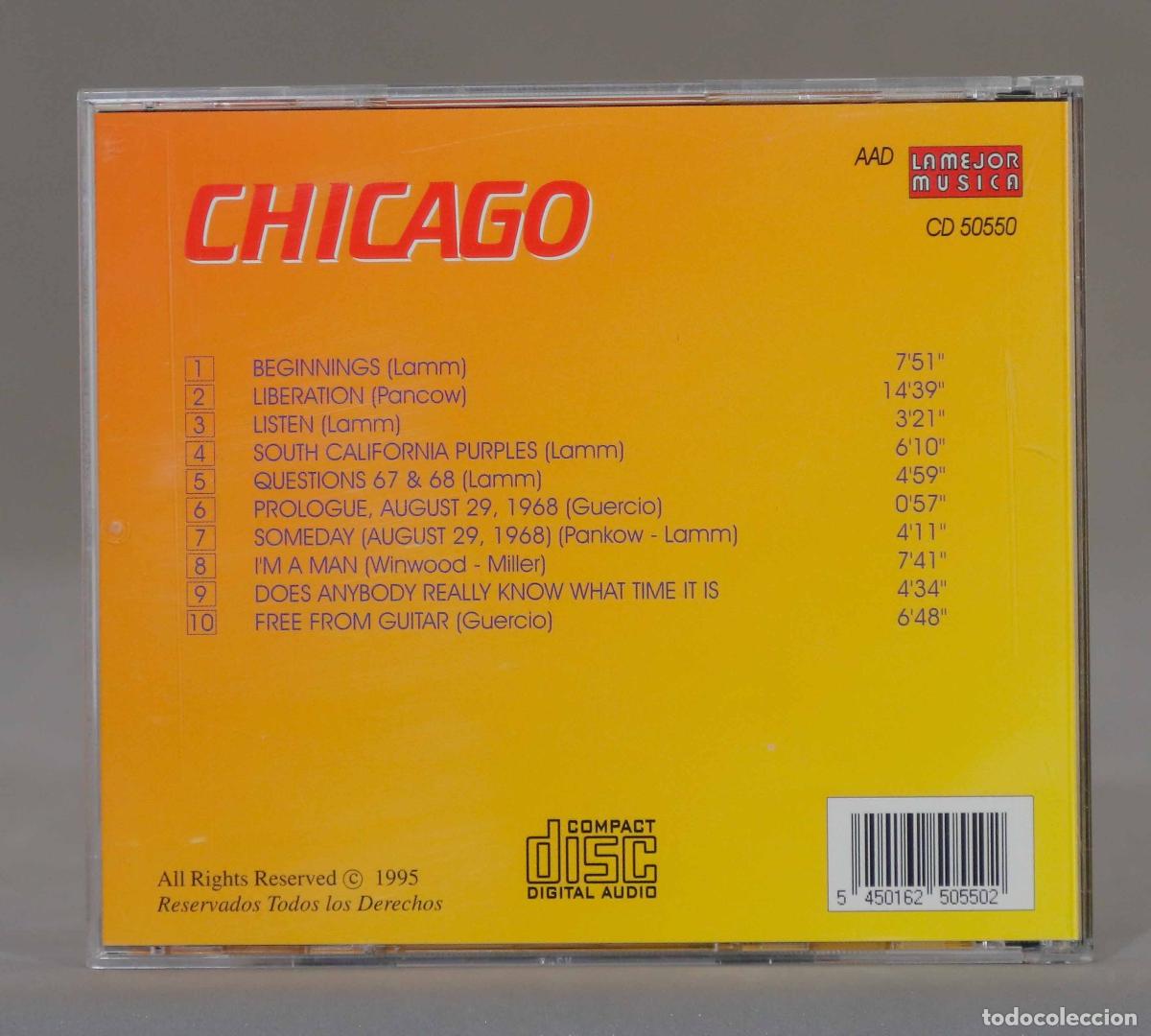 CDs de m&uacute;sica: CD. Chicago &ndash; Chicago - Foto 2