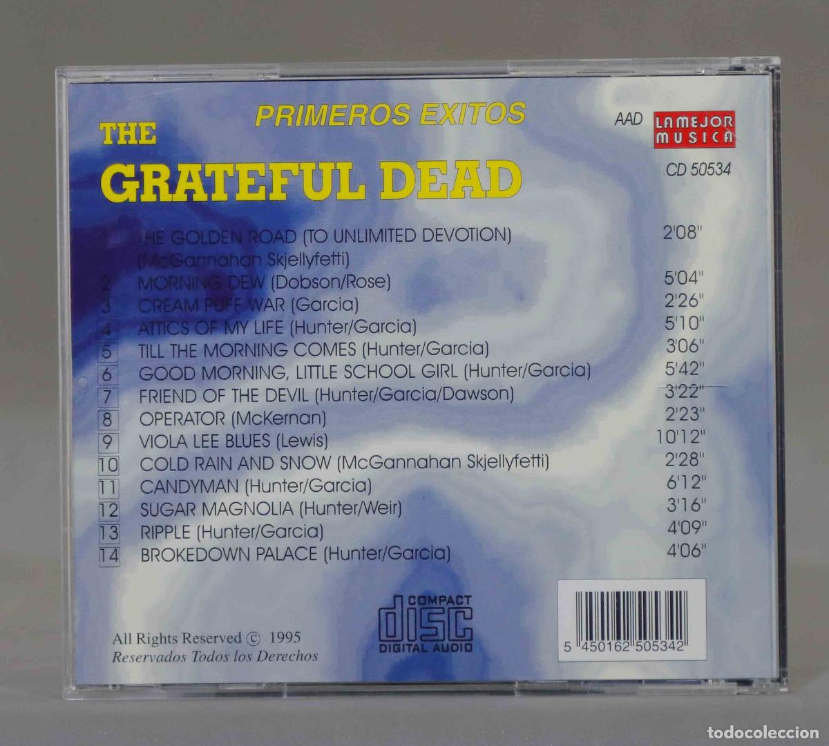 CDs de m&uacute;sica: CD. The Grateful Dead &ndash; Primeros &Eacute;xitos - Foto 2