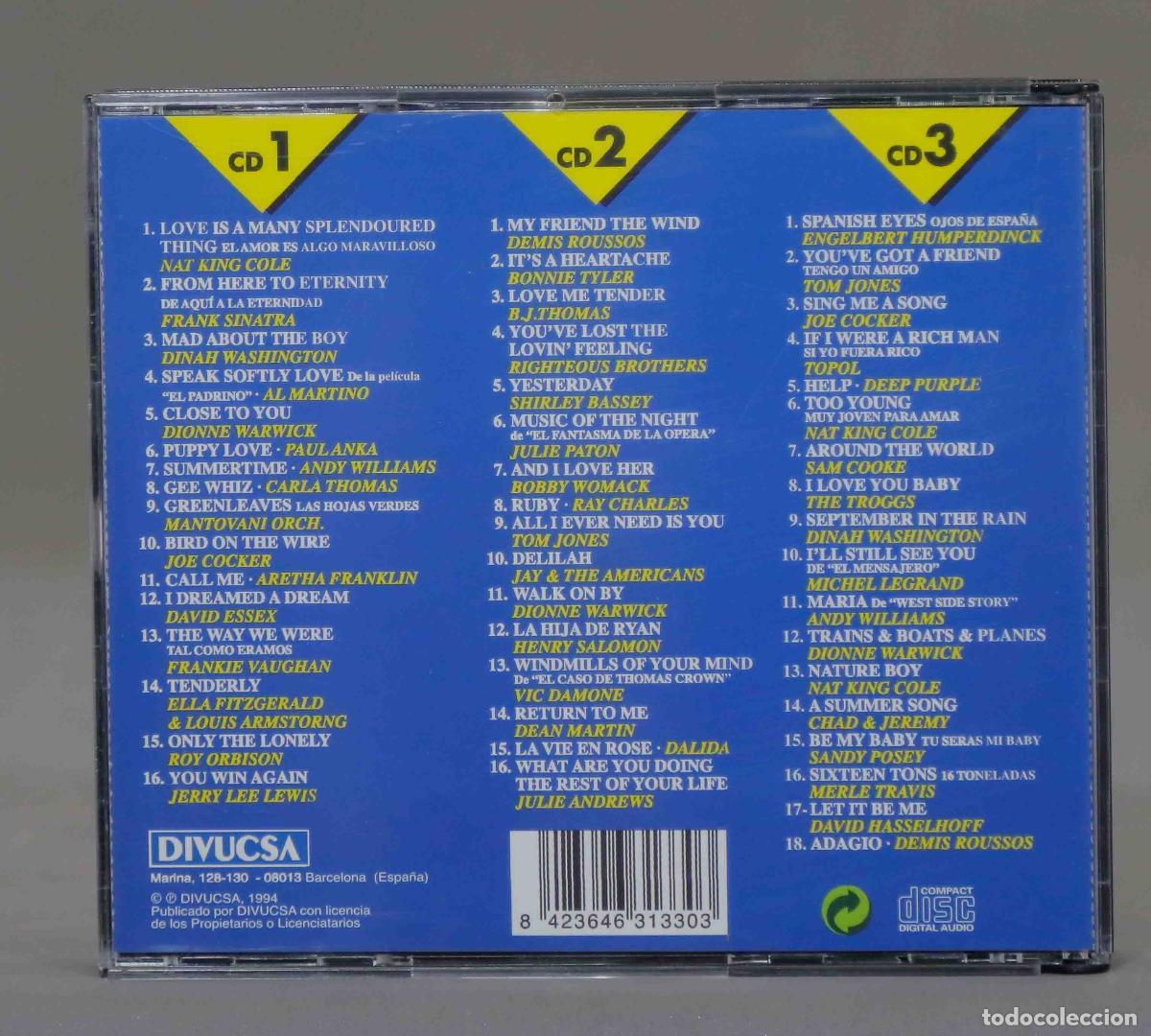 CDs de m&uacute;sica: 3 CD. 50 baladas inolvidables. 4 - Foto 2
