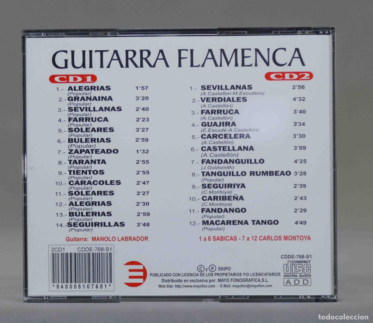 CDs de m&uacute;sica: 2 CD. GUITARRA FLAMENCA - Foto 2