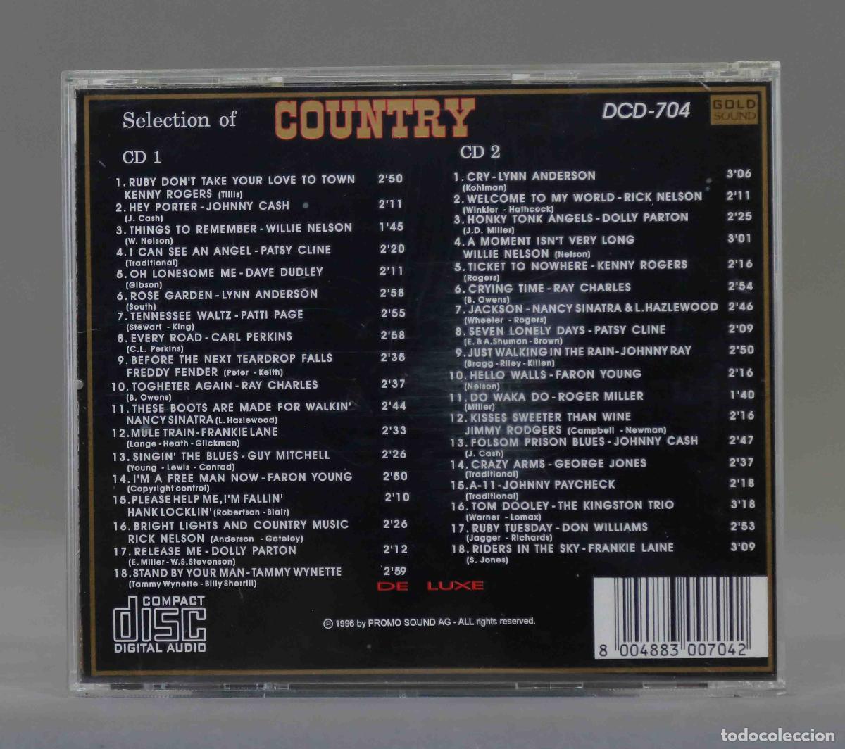 CDs de m&uacute;sica: 2 cd. Selection Of Country - Foto 2