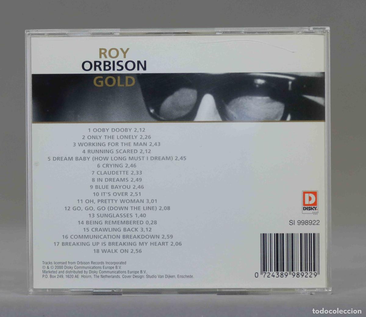 CDs de m&uacute;sica: CD. Roy Orbison &ndash; Roy Orbison Gold - Foto 2