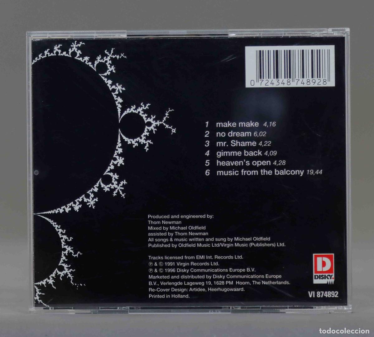 CDs de m&uacute;sica: CD. Mike Oldfield - Heaven&acute;s Open - Foto 2