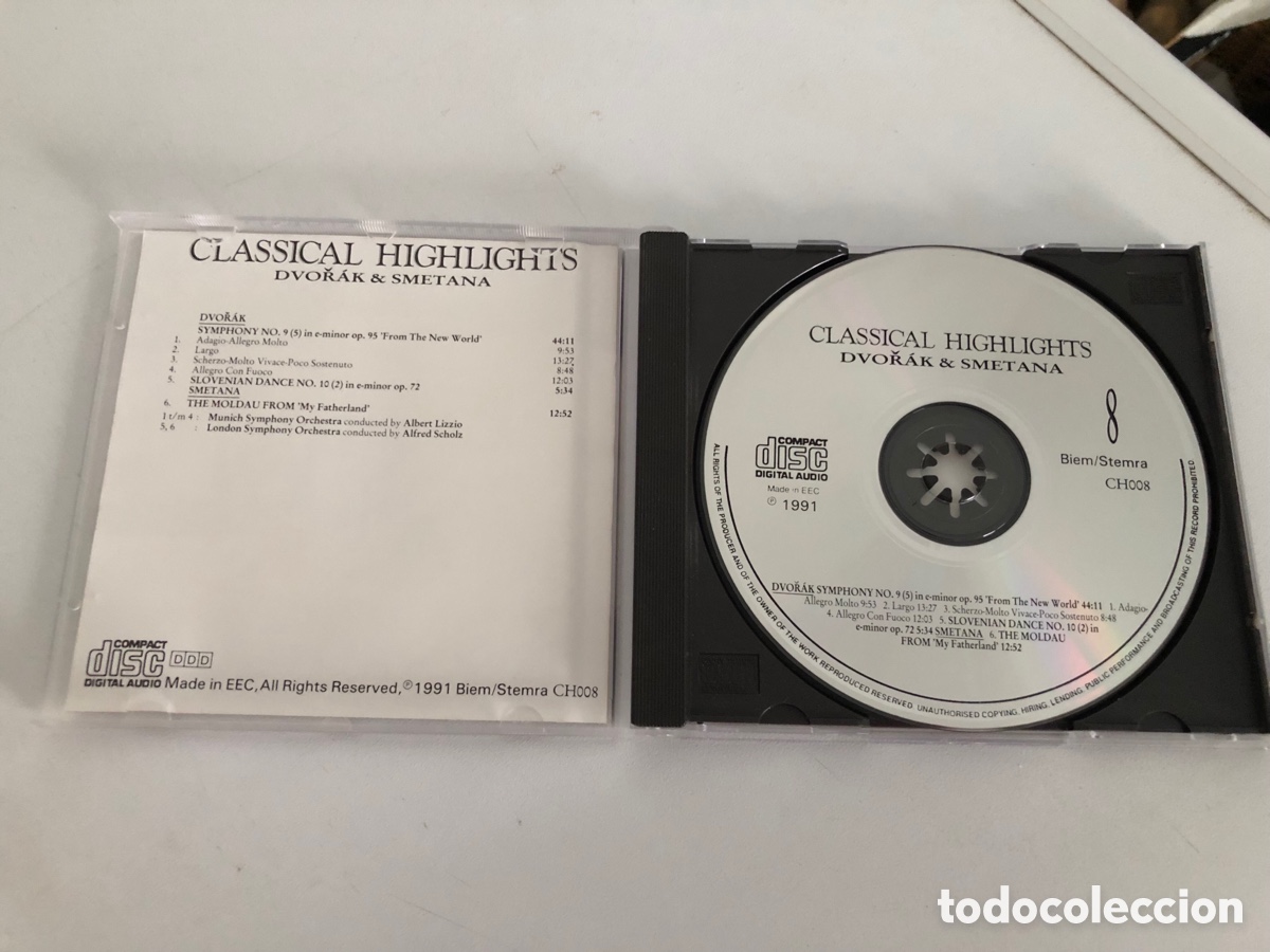 CDs de m&uacute;sica: Classical Highlights Dvorak&Smetana Cd - Foto 2