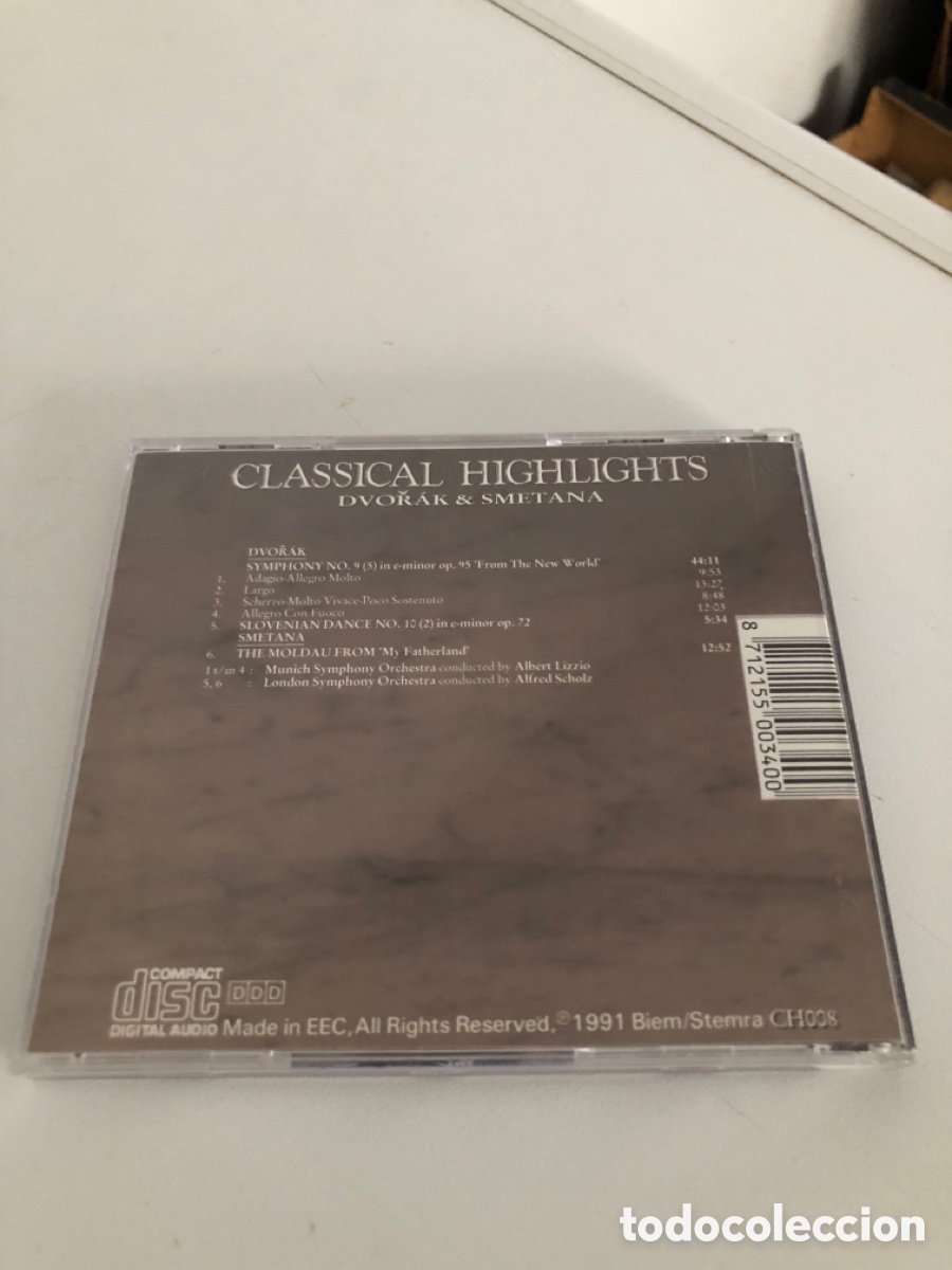CDs de m&uacute;sica: Classical Highlights Dvorak&Smetana Cd - Foto 3