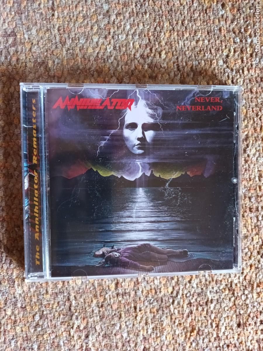 CDs de m&uacute;sica: Annihilator , Never , Neverland , CD 1998 estado impecable. Thrash Metal - Foto 1