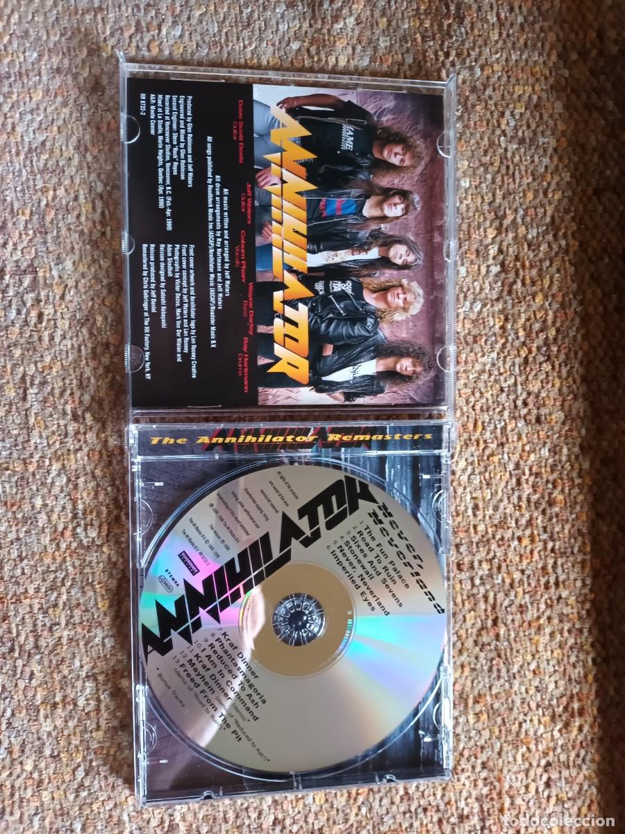 CDs de m&uacute;sica: Annihilator , Never , Neverland , CD 1998 estado impecable. Thrash Metal - Foto 3