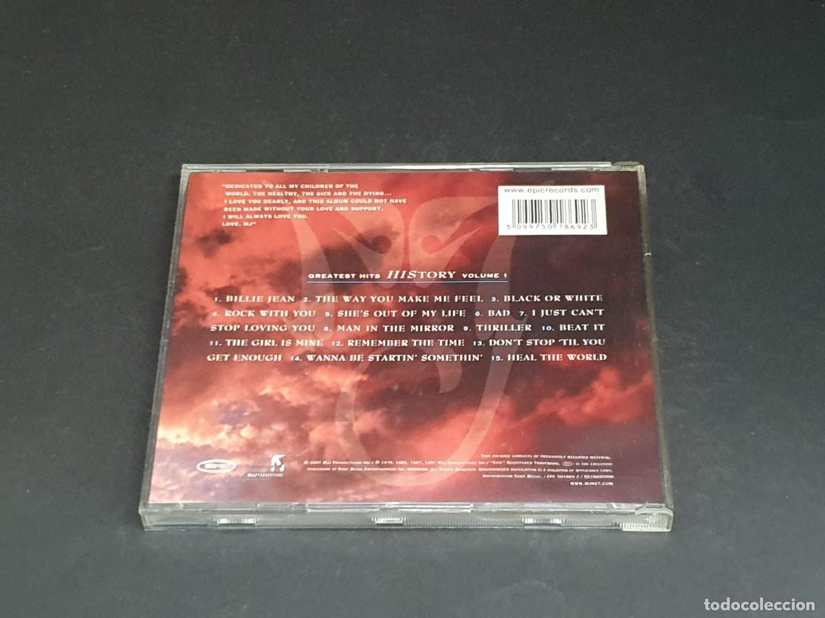 CDs de m&uacute;sica: CD MICHAEL JACKSON - GREATEST HITS - HISTORY - VOLUME 1 - 2001 - Foto 3
