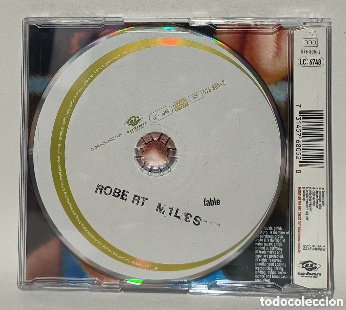 CDs de m&uacute;sica: Robert Miles - Fable (Maxi-CD) - Foto 2