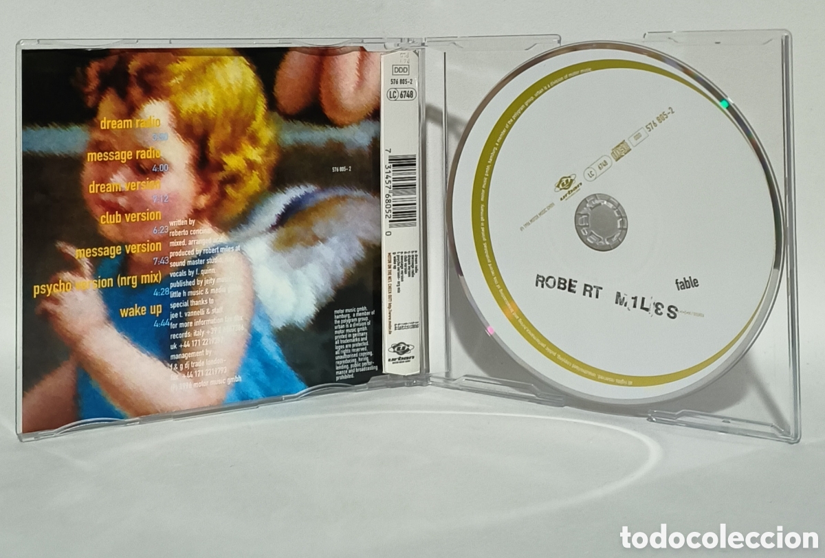 CDs de m&uacute;sica: Robert Miles - Fable (Maxi-CD) - Foto 3