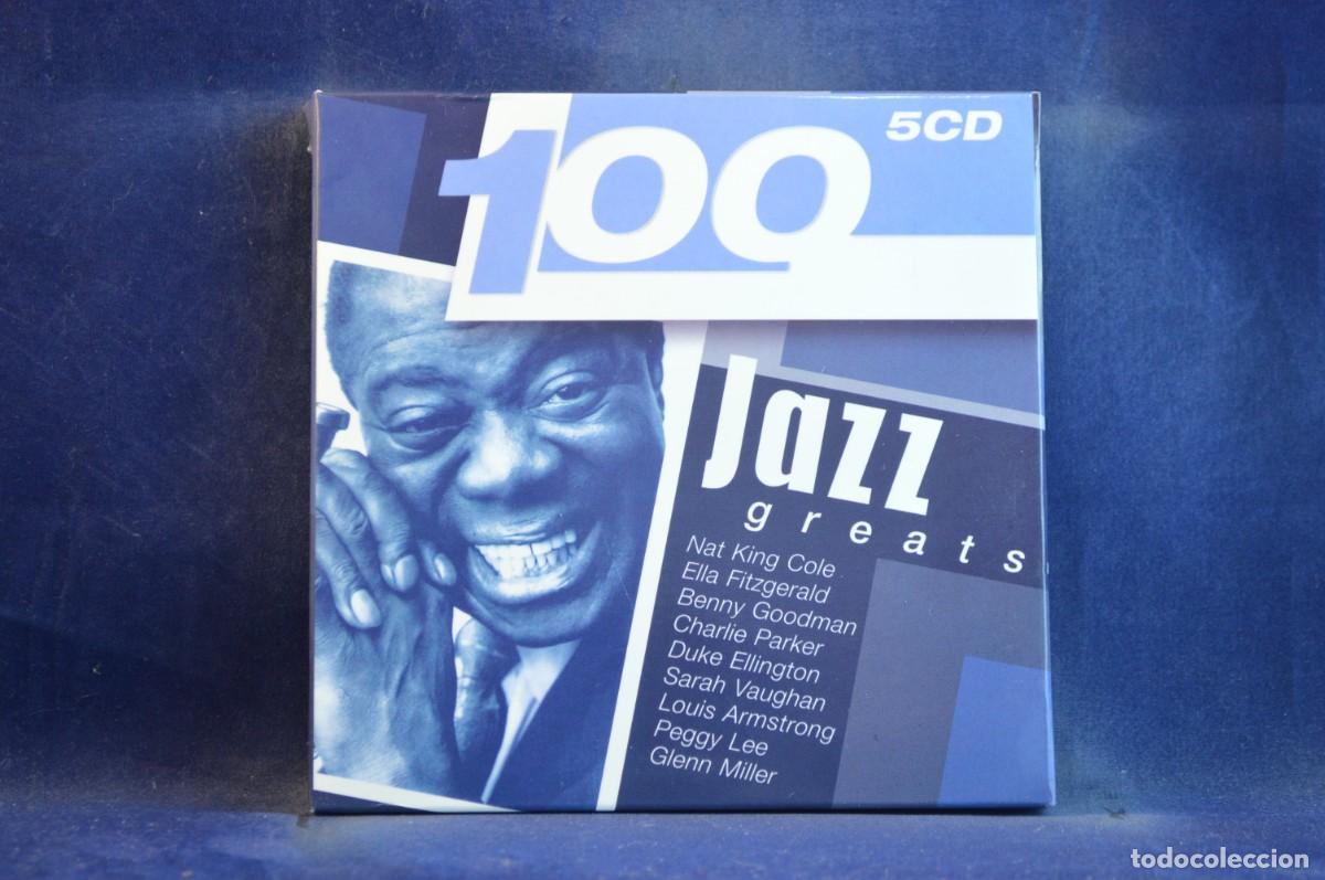 CDs de m&uacute;sica: VARIOUS &ndash; 100 JAZZ GREATS - 5 CD - Foto 1