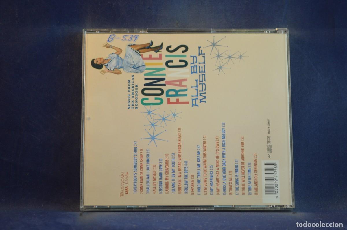 CDs de m&uacute;sica: CONNIE FRANCIS - ALL BY MYSELF - CD - Foto 2