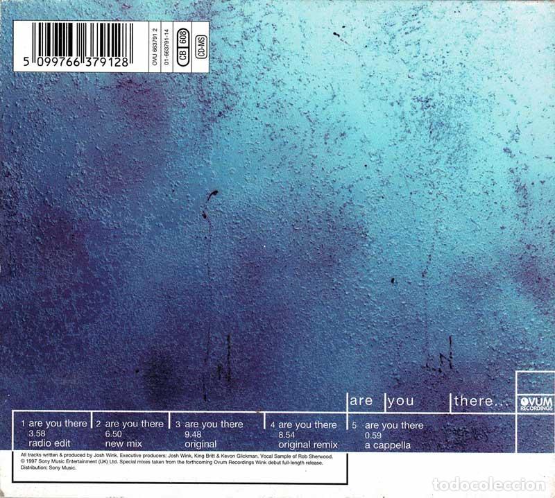 CDs de m&uacute;sica: Wink - Are You There... CD Maxi-Single - Foto 2