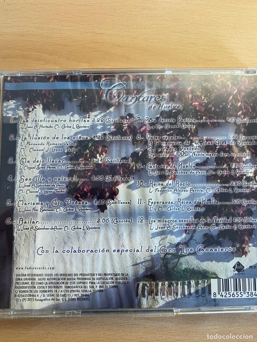 CDs de m&uacute;sica: CANTARES DE HUELVA DEJATE LLEVAR - Foto 2