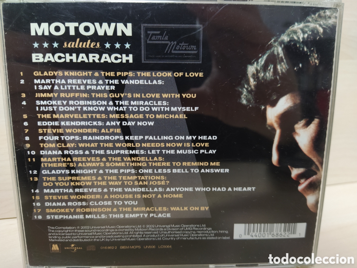 CDs de m&uacute;sica: Various - Motown Salutes Bacharach (CD, Comp) - Foto 2