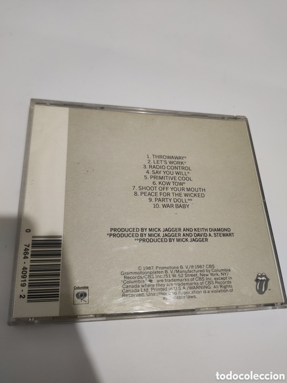 CDs de m&uacute;sica: SCD13 Mick Jagger primitive cool CD SEGUNDAMANO - Foto 2