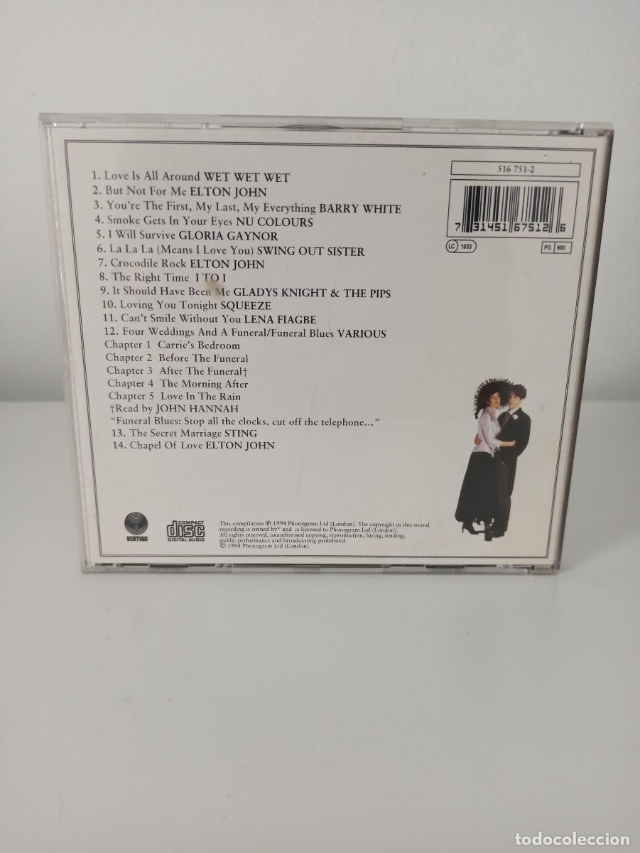 CDs de m&uacute;sica: CD BSO Cuatro bodas y un funeral - Foto 2