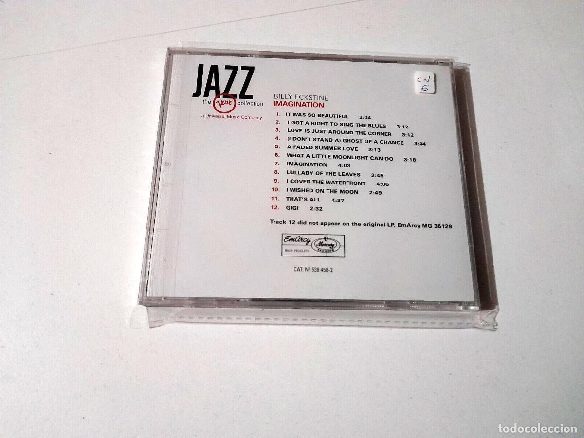 CDs de m&uacute;sica: BILLY ECKSTINE &rdquo;IMAGINATION&rdquo; CD 12 TRACKS COMO NUEVO - Foto 2