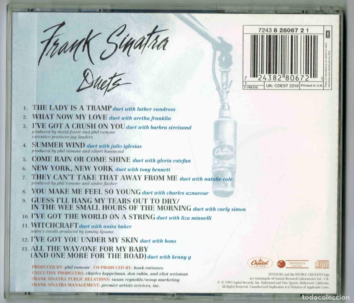 CDs de m&uacute;sica: Frank Sinatra-Duets. - Foto 3