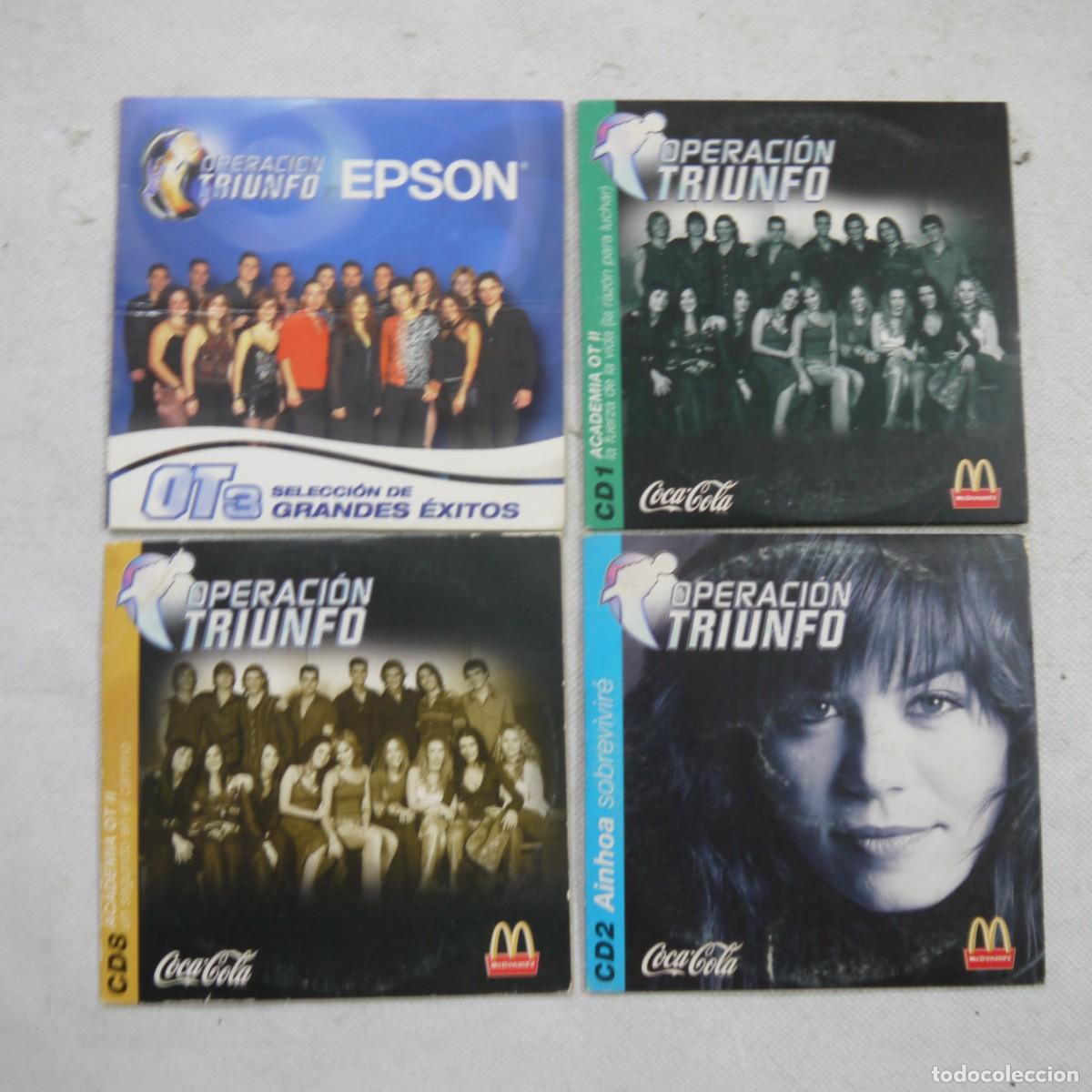 CDs de m&uacute;sica: LOTE 4 CD DE OPERACI&Oacute;N TRIUNFO - 4 CD - Foto 1