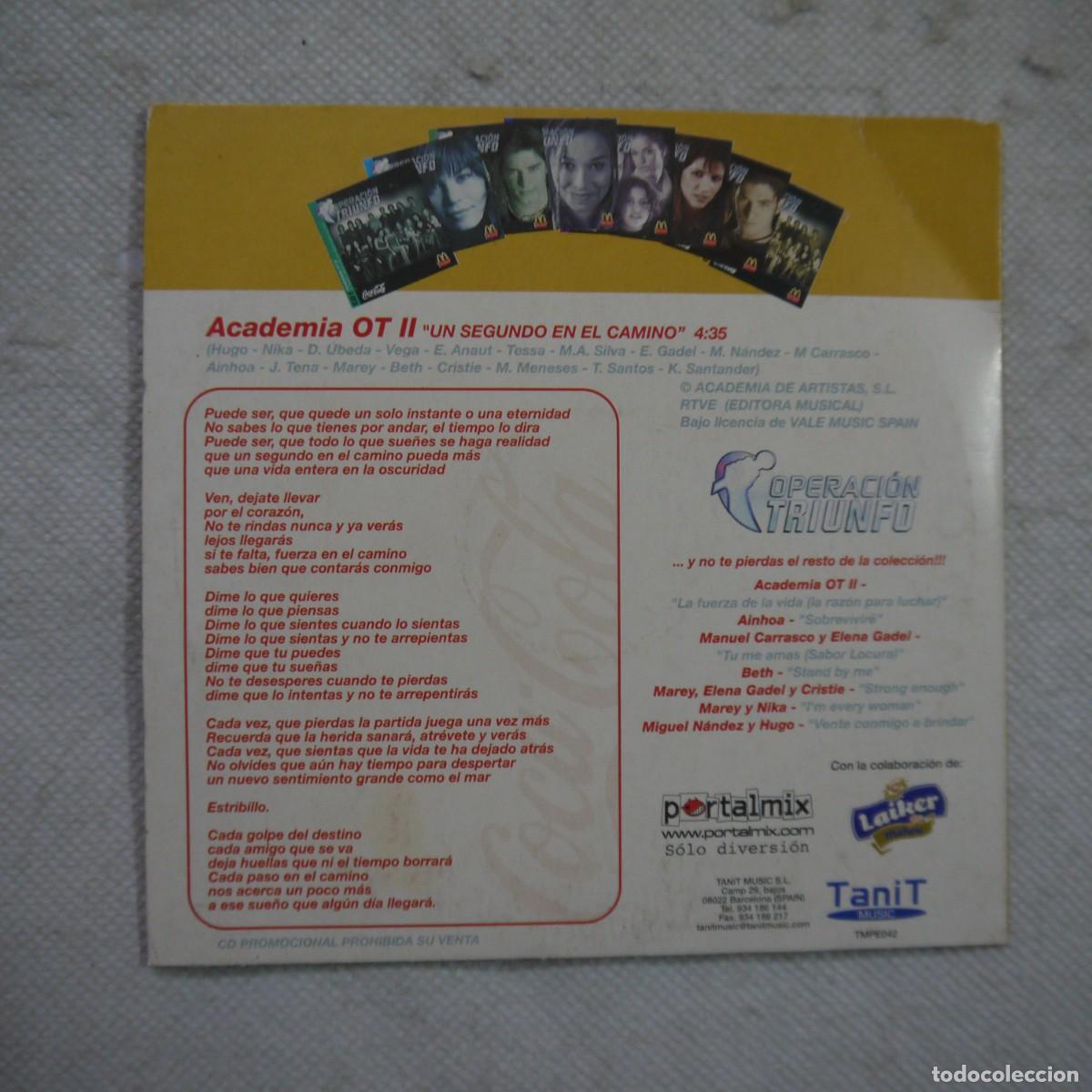 CDs de m&uacute;sica: LOTE 4 CD DE OPERACI&Oacute;N TRIUNFO - 4 CD - Foto 5