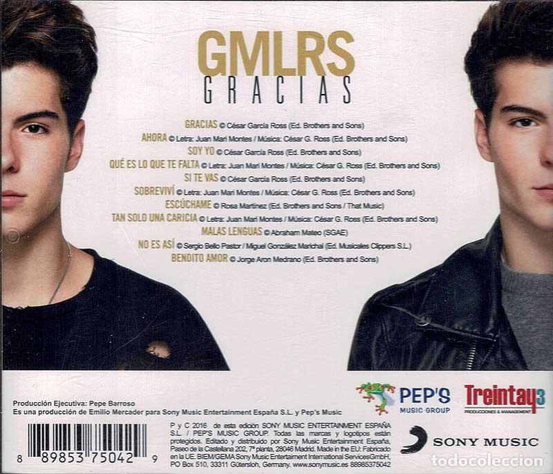 CDs de m&uacute;sica: GMLRS - Gracias. CD (autografiado) - Foto 2