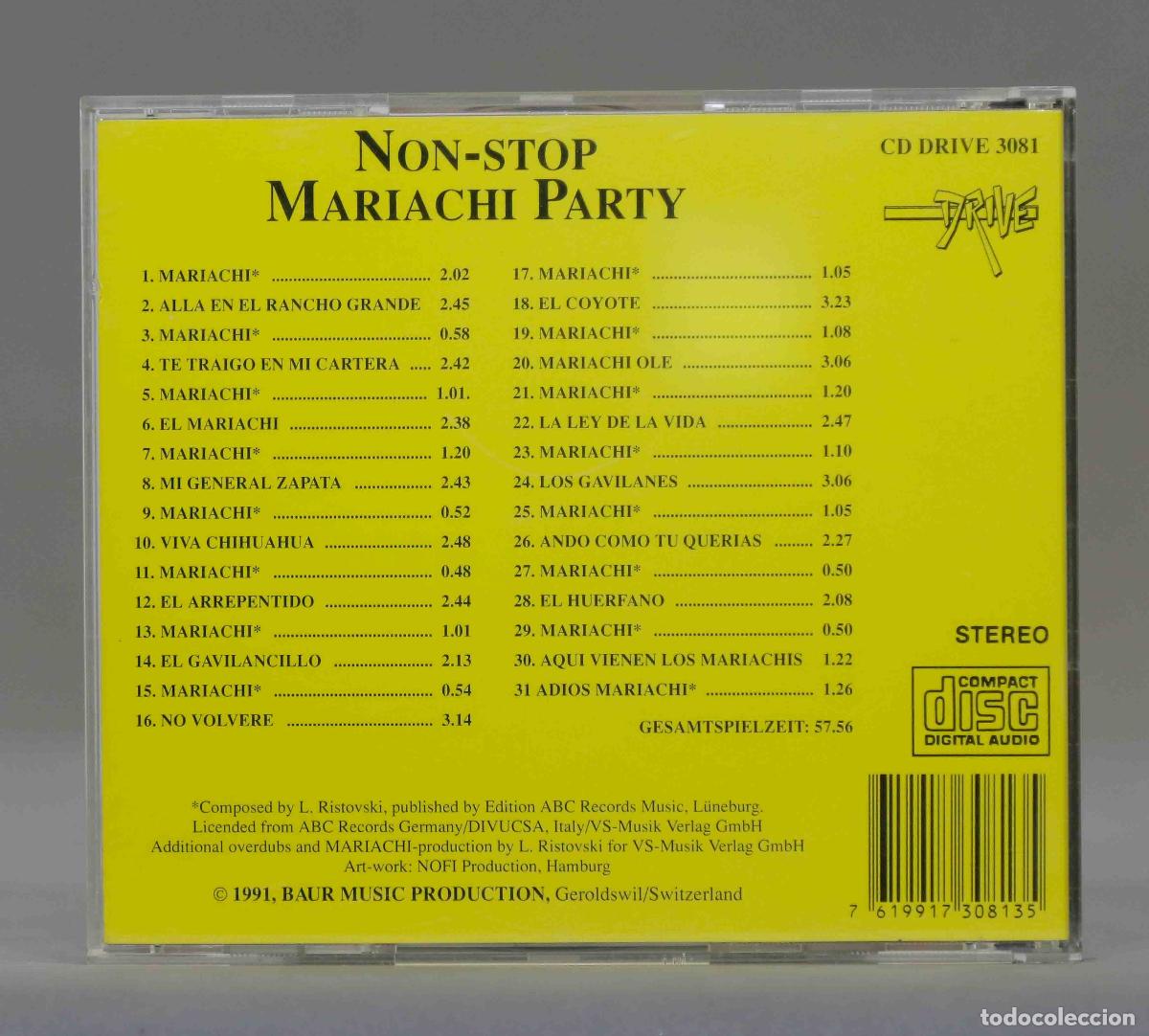 CDs de m&uacute;sica: CD. ole mariachi. non-stop - Foto 2