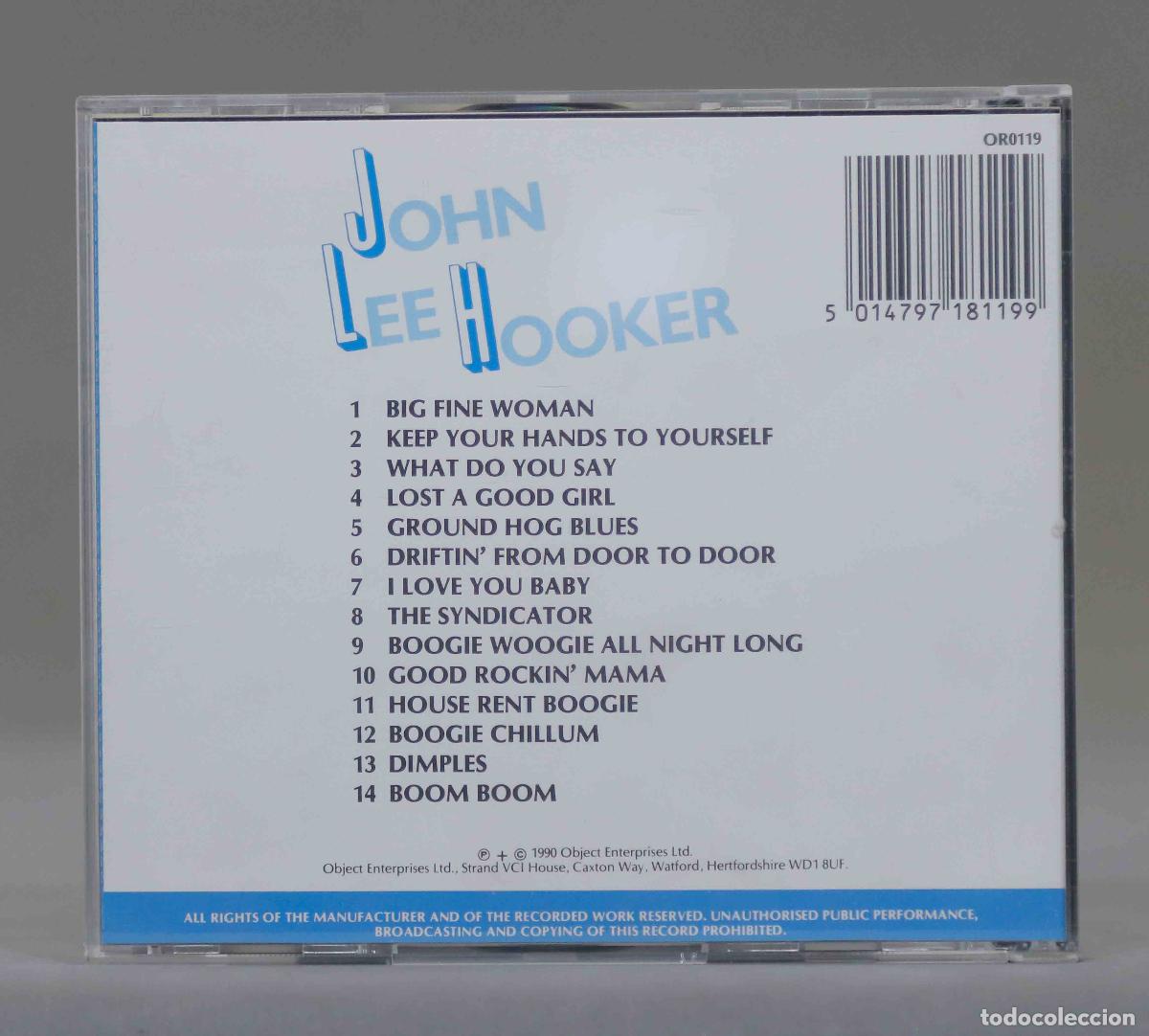 CDs de m&uacute;sica: CD. John Lee Hooker &ndash; John Lee Hooker - Foto 2