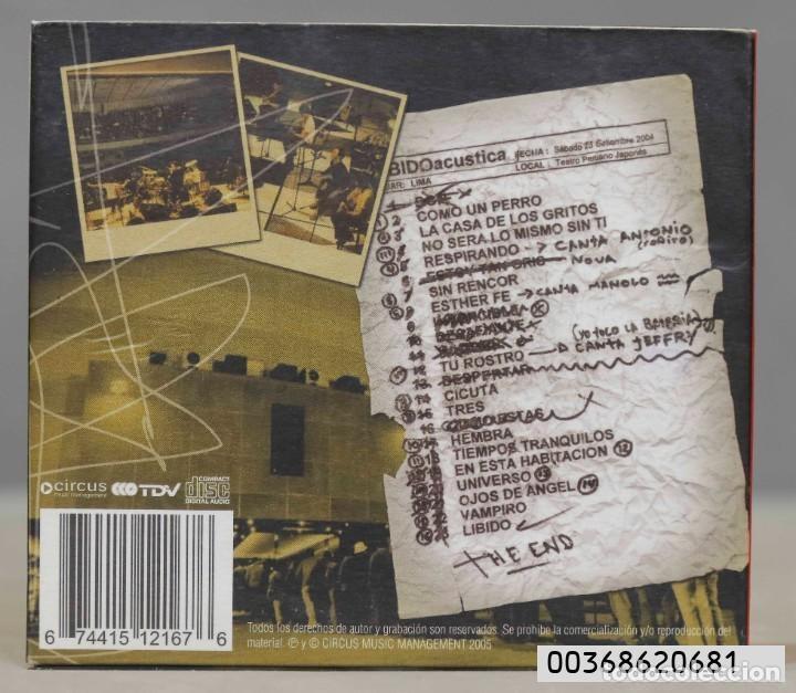 CDs de m&uacute;sica: CD. LIBIDO. ACUSTICA - Foto 2