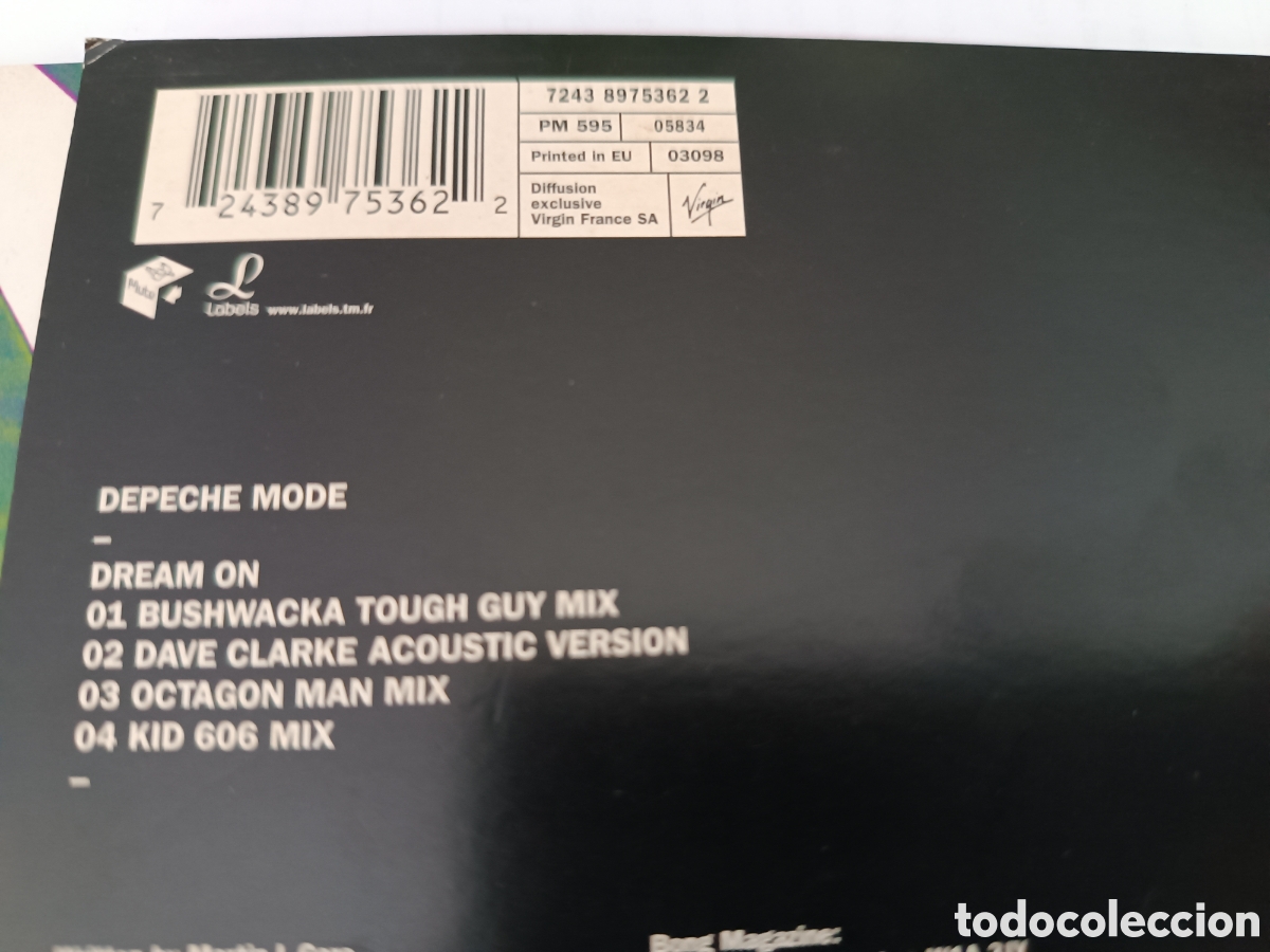 CDs de m&uacute;sica: Depeche Mode - Dream on CD single . Con funda interior . Synth pop tecno pop - Foto 4