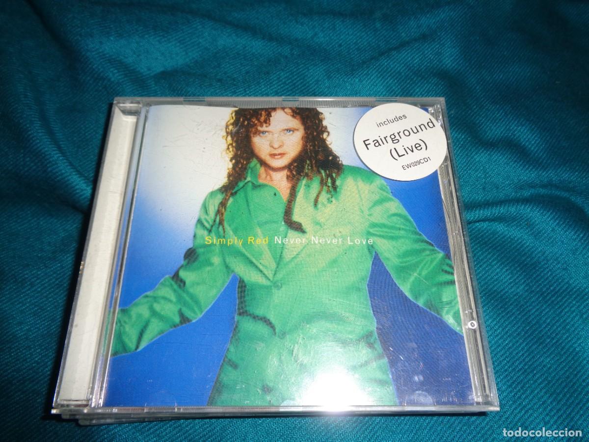 CDs de m&uacute;sica: SIMPLY RED. NEVER NEVER LOVE. CD - Foto 1