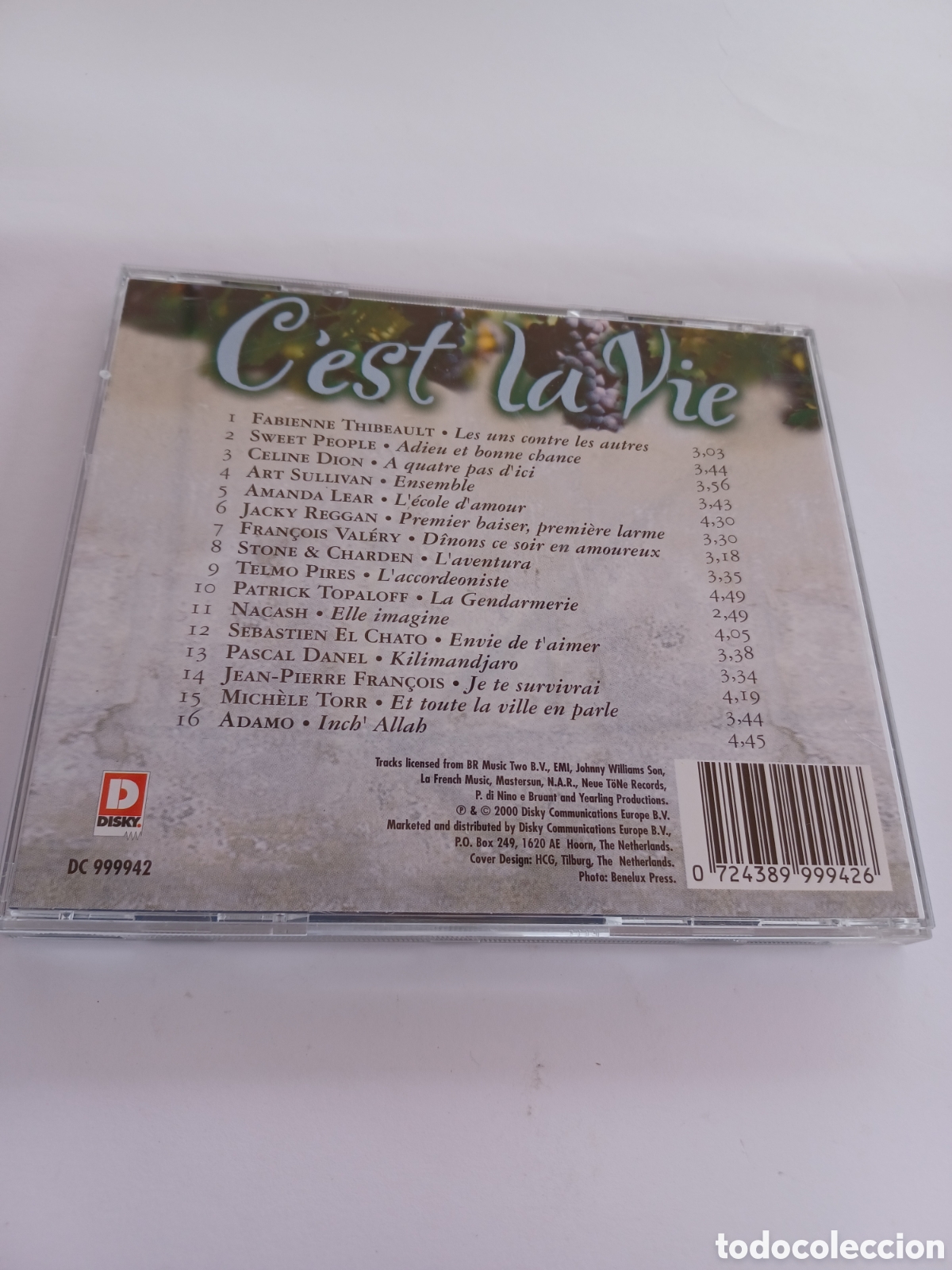 CDs de m&uacute;sica: SCD14 Cest la vie volume3 CD SEGUNDAMANO - Foto 2