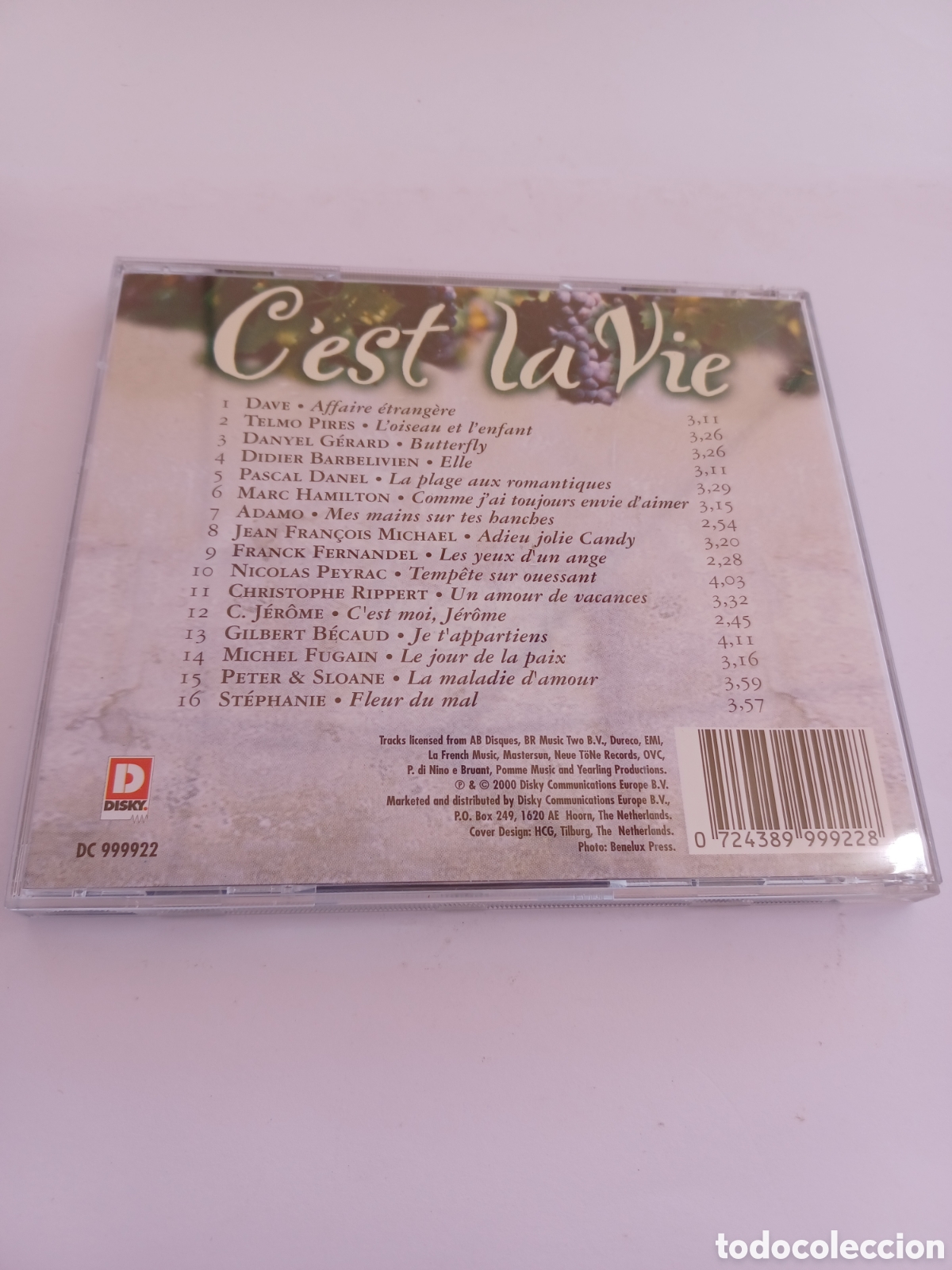 CDs de m&uacute;sica: SCD15 cest la vie CD SEGUNDAMANO - Foto 2
