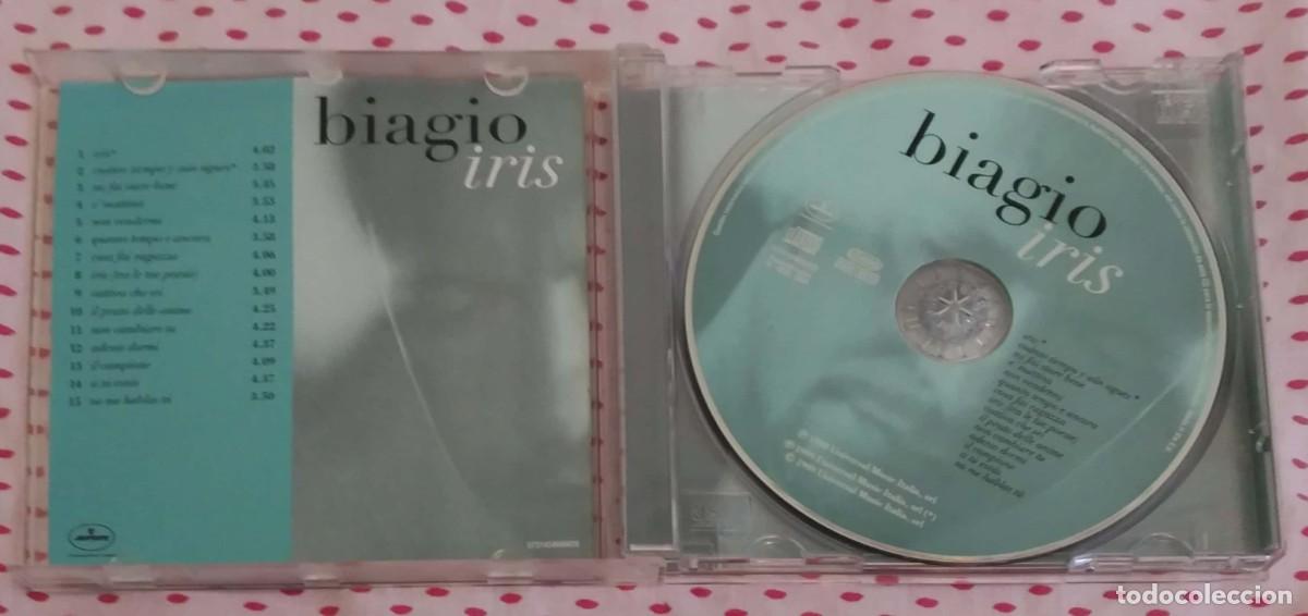 CDs de m&uacute;sica: BIAGIO ANTONACCI (IRIS) CD 1998 - 4 Temas en castellano - Foto 3