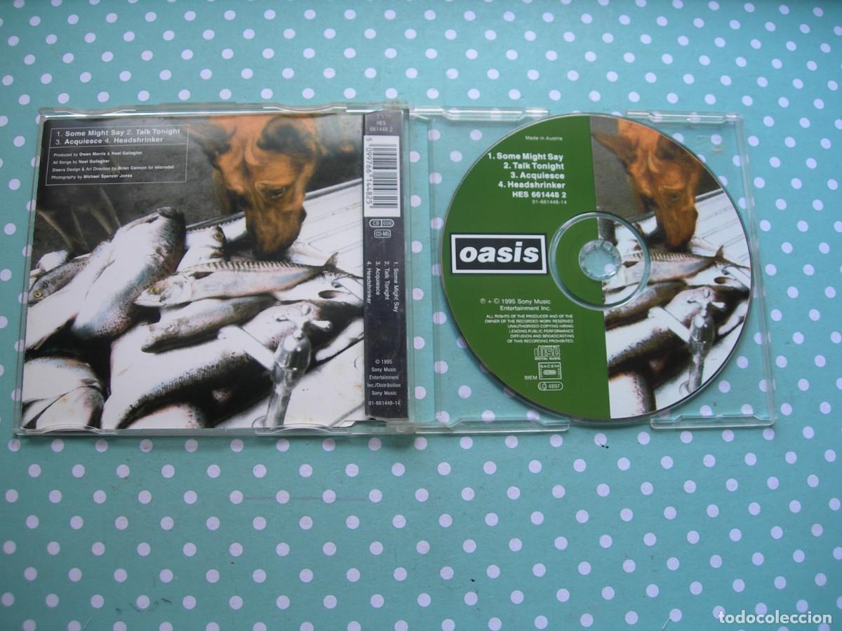 CDs de m&uacute;sica: OASIS / SOME MIGHT SAY + 3 / CD SINGLE / BRITPOP - Foto 2