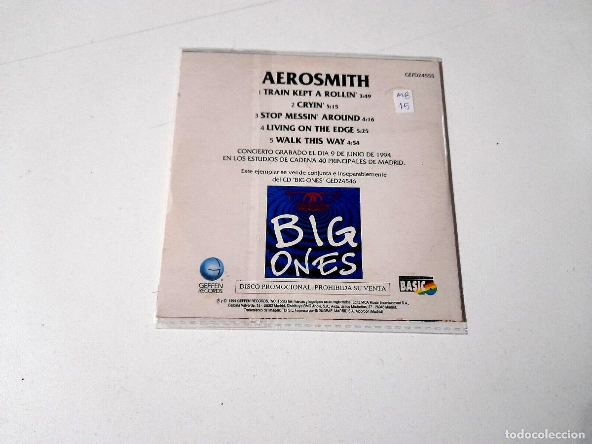 CDs de m&uacute;sica: AEROSMITH &rdquo;CONCIERTO BASICO 40&rdquo; CD SINGLE 5 TRACKS - Foto 2