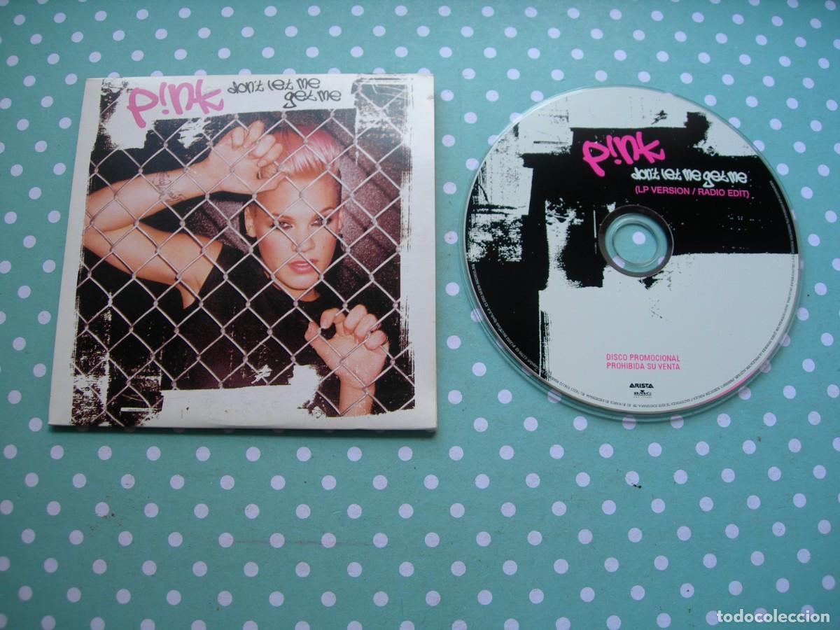 CDs de m&uacute;sica: PINK / DON&acute;T LET ME GET ME / CD SINGLE / POP RAP - Foto 1