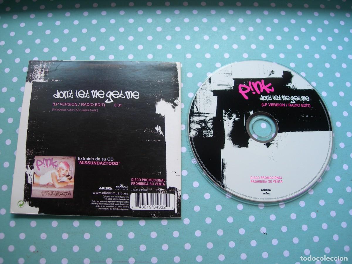 CDs de m&uacute;sica: PINK / DON&acute;T LET ME GET ME / CD SINGLE / POP RAP - Foto 2