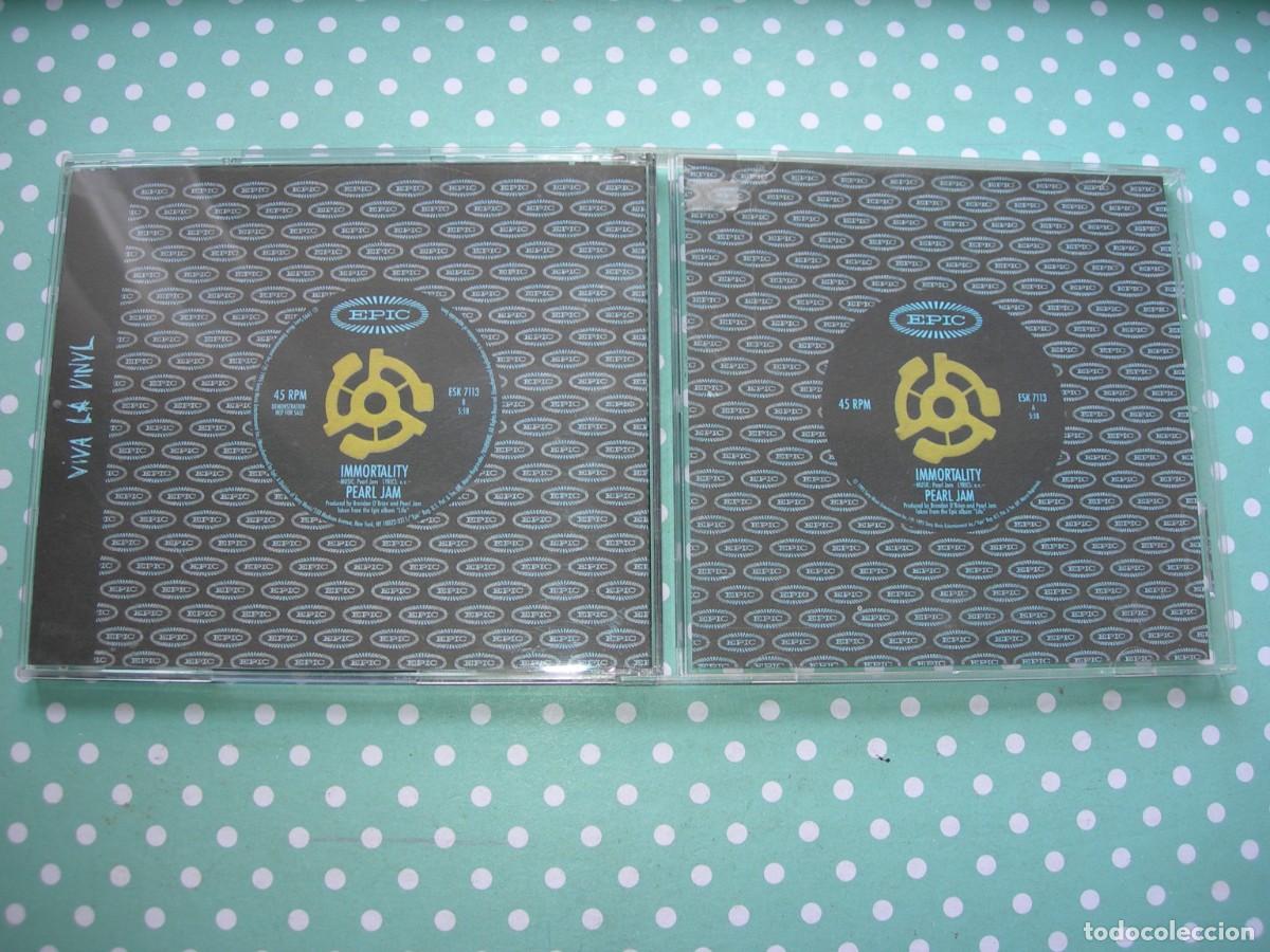 CDs de m&uacute;sica: PEARL JAM / INMORALITY / CD SINGLE / ALTERNATIVE ROCK - Foto 1