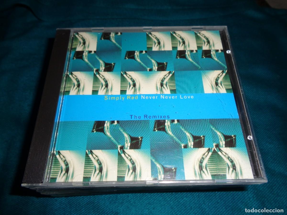 CDs de m&uacute;sica: SIMPLY RED. NEVER NEVER LOVE. THE REMIXES. CD 2. CD SINGLE. IMPECABLE - Foto 1