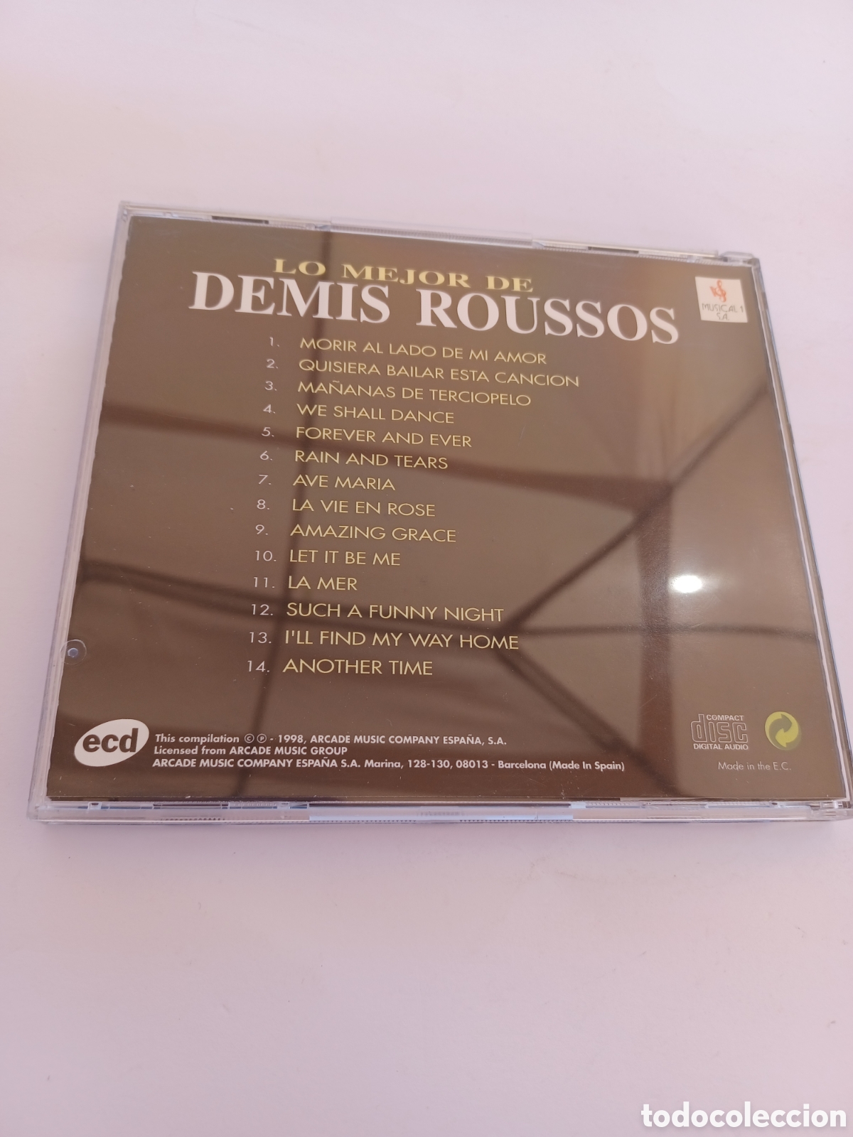 CDs de m&uacute;sica: SCD19 demis roussos CD SEGUNDAMANO - Foto 2