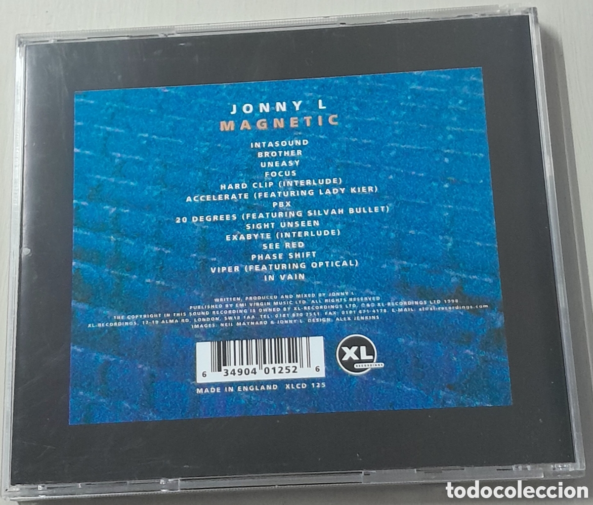 CDs de m&uacute;sica: JONNY L - MAGNETIC - Foto 2