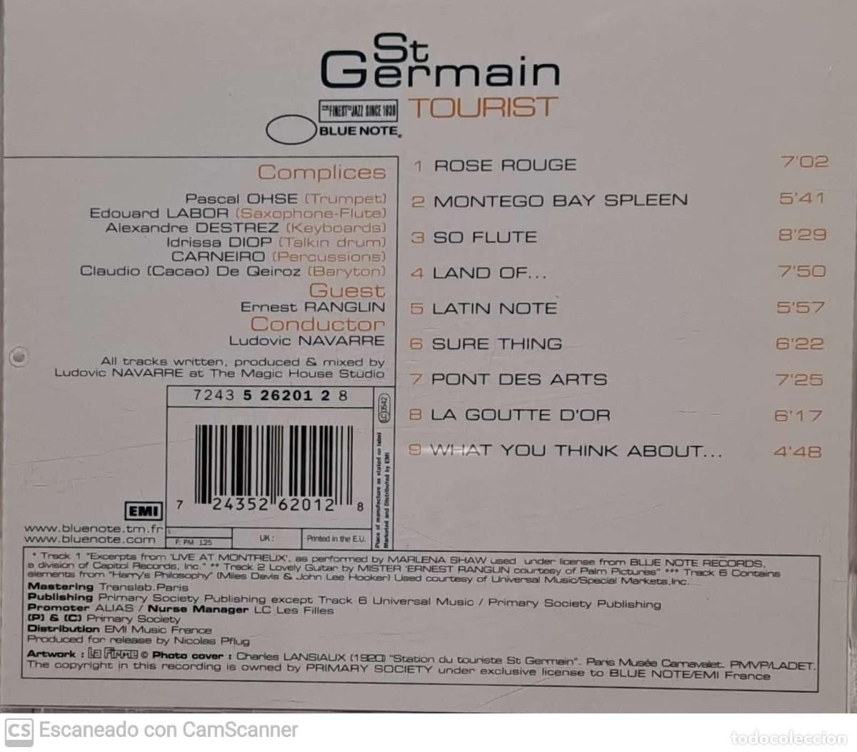 CDs de m&uacute;sica: St Germain &lrm;&ndash; Tourist - Foto 2