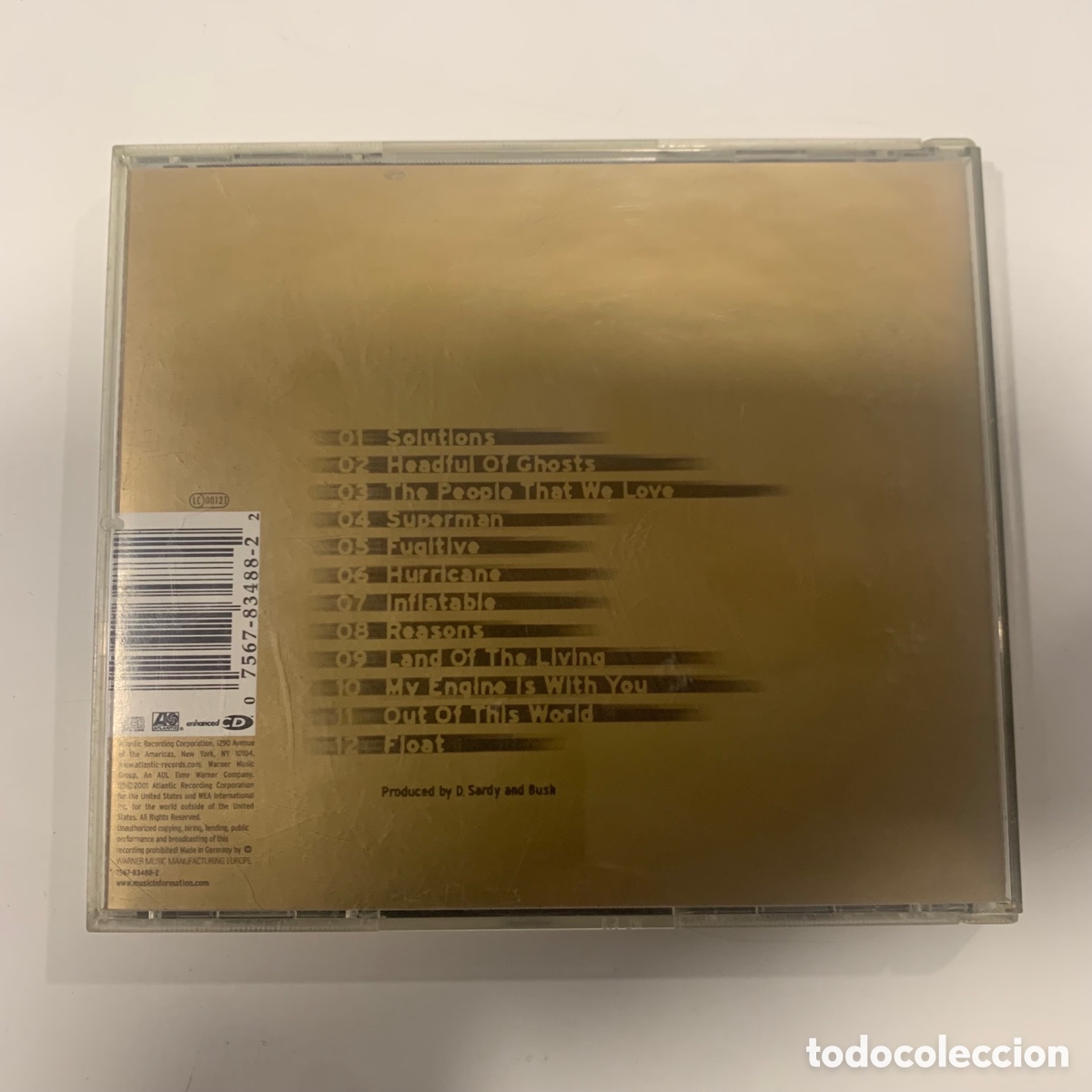 CDs de m&uacute;sica: Cd bush golden state del 2001 - Foto 3