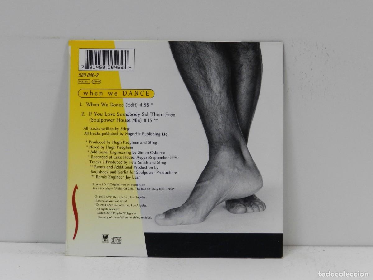 CDs de m&uacute;sica: DISCO CD. Sting &ndash; When We Dance. COMPACT DISC. - Foto 2